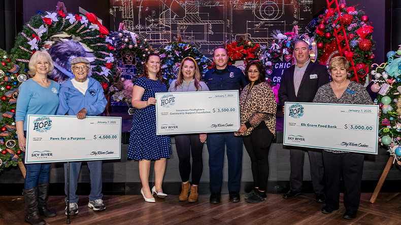 Sky River Casino Awards $25,000 to Nonprofits in 3rd Annual Wreaths of Hope Program